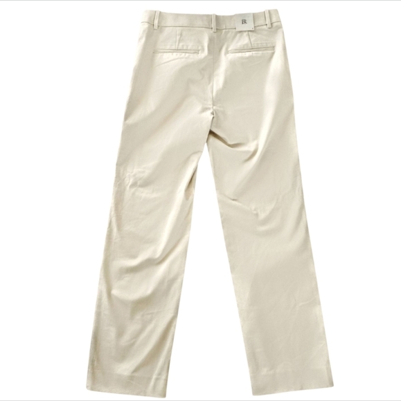 Banana Republic Women's Sloan Trousers Size 8 Natural Straight Leg Dress Pants - Picture 6 of 16